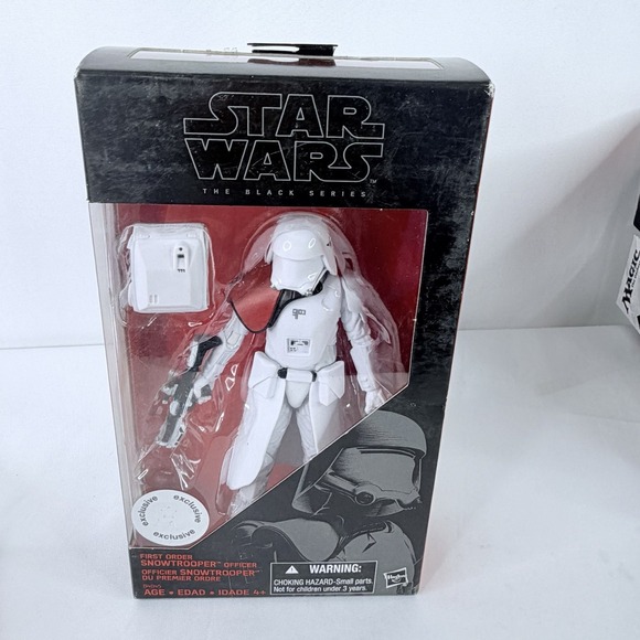 Hasbro Other - Star Wars Black First Order Snowtrooper Officer 6" Figure TRU‎ Exclusive Hasbro